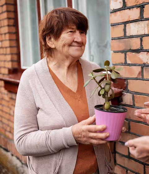 Residents enjoying wellness program together